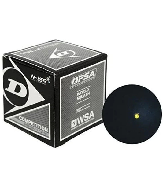 Dunlop Competition Single Yellow Dot Squash Ball